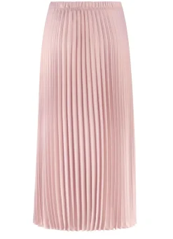 Dezent schimmernder Plisseerock