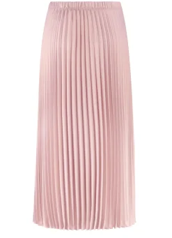 Dezent schimmernder Plisseerock