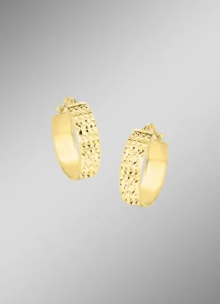 Diamantierte Creolen