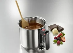 Doppelwandiger Wasserbadtopf aus Edelstahl