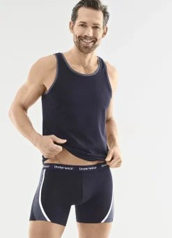 Dreierpack Achselshirts aus Feinjersey