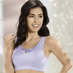 Dreierpack Bustiers mit Batist-Stickereimotiv