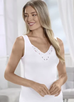 Dreierpack Hemden mit Stickereimotiv