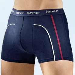 Dreierpack Pants aus Feinjersey, marine