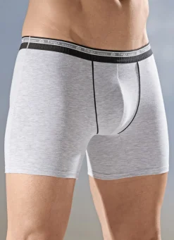 Dreierpack Pants mit Elastikbund und Zierpaspseln