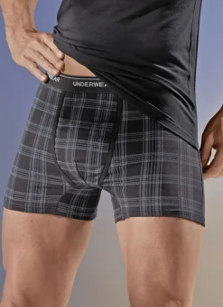 Dreierpack Pants mit Karodessin