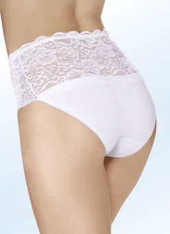 Dreierpack Slips mit Elastikspitze