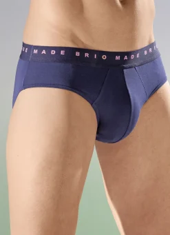 Dreierpack Slips, uni mit Elastikbund