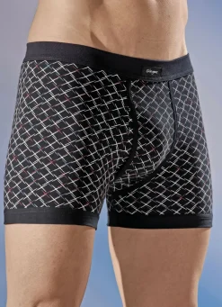 Dreierpack Unterhosen aus Feinjersey, allover dessiniert