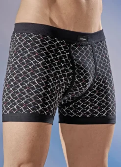 Dreierpack Unterhosen aus Feinjersey, allover dessiniert