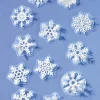 3D-Schneeflocken, 12er-Set