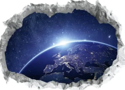 3D-Wandtattoo Galaxy nachtleuchtend