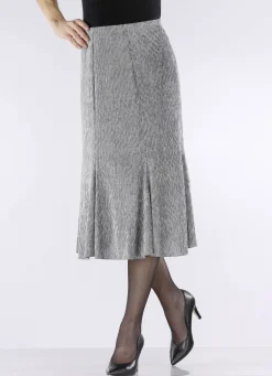 Edel schimmernder Bahnenrock