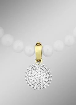 Edler Anhänger mit 60 Brillanten