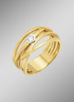 Edler Damenring mit Brillant