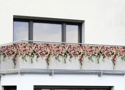 Einseitig bedruckter Balkon-Sichtschutz inkl. Befestigungsmaterial