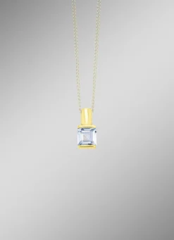 Einzigartiger Anhänger mit Blautopas