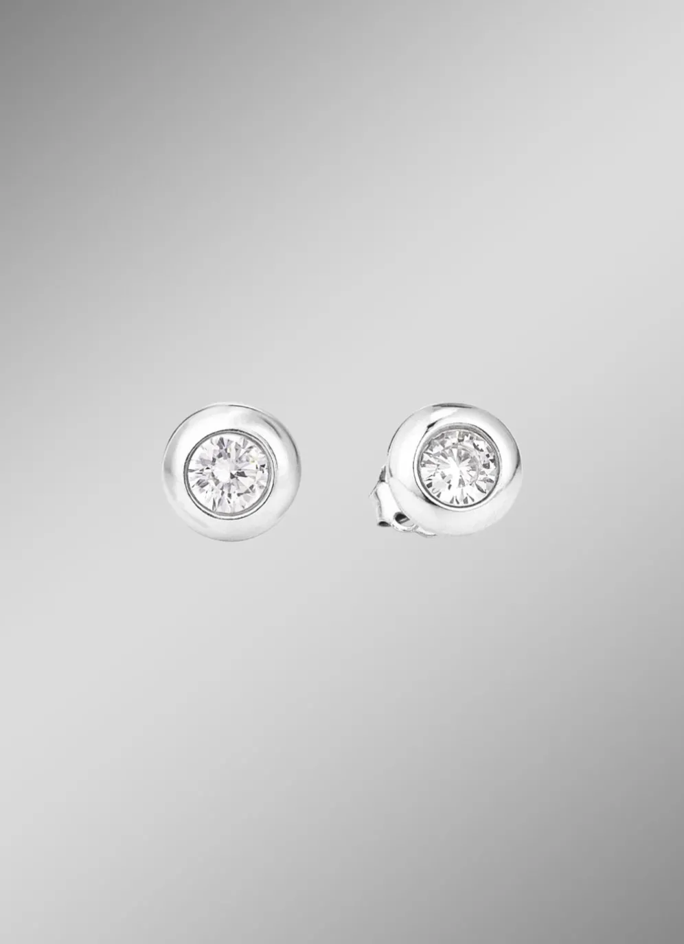 Elegante Ohrstecker mit synth. Zirkonia