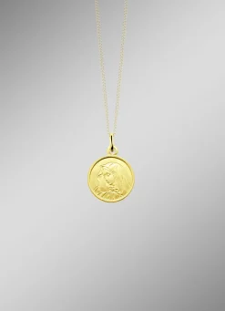 Eleganter Madonna-Anhänger aus Gold 585/- fein