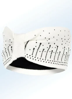 Elegantes Damen-Stirnband, mit Glitzer-Applikationen