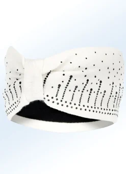 Elegantes Damen-Stirnband, mit Glitzer-Applikationen