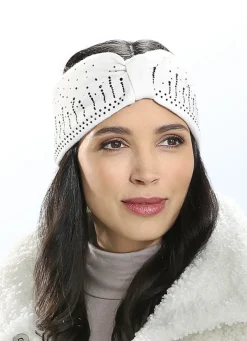 Elegantes Damen-Stirnband, mit Glitzer-Applikationen