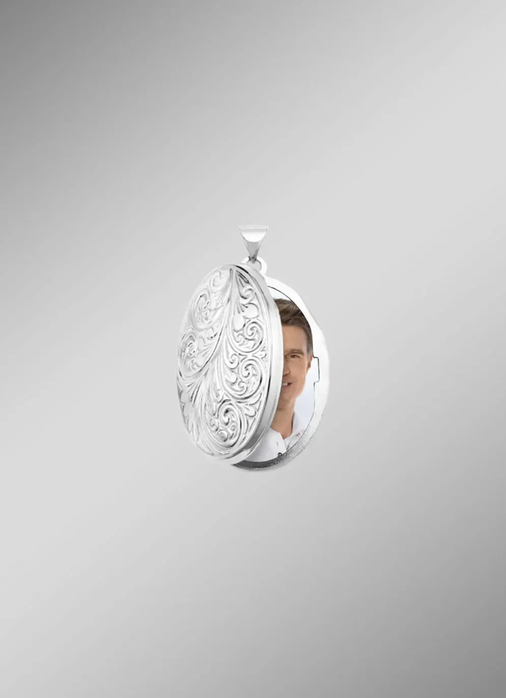 Elegantes Medaillon aus Silber 925/- fein