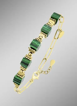 Eleganz trifft auf Moderne – Garnitur mit synth. Malachit