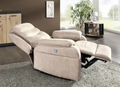 Elektrisch verstellbarer TV-Sessel mit Motor und Aufstehhilfe