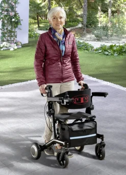 Elektrischer Rollstuhl/Rollator 2-in-1