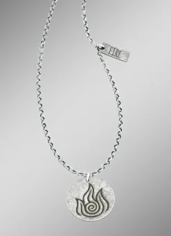 Element-Anhänger Feuer mit Kette