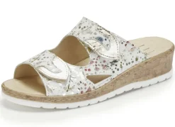 ELENA EDEN, bequeme Damen-Pantoletten, Weite H, mit herausnehmbarem Fußbett