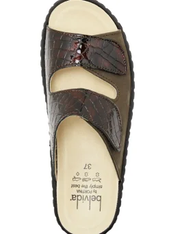 ELENA EDEN, bequeme Damen-Pantoletten, Weite H, mit herausnehmbarem Fußbett