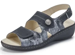 ELENA EDEN, bequeme Damen-Sandalen, Weite H, mit herausnehmbarem Fußbett