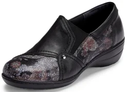 ELENA EDEN, bequeme Damen-Slipper, Weite H, mit herausnehmbarem Fußbett