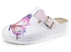 ELENA EDEN, klassische Damen-Clogs, Weite, G, mit verstellbarer Schließe