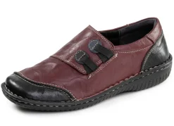 ELENA EDEN, klassische Damen-Slipper, Weite G, mit herausnehmbarem Fußbett