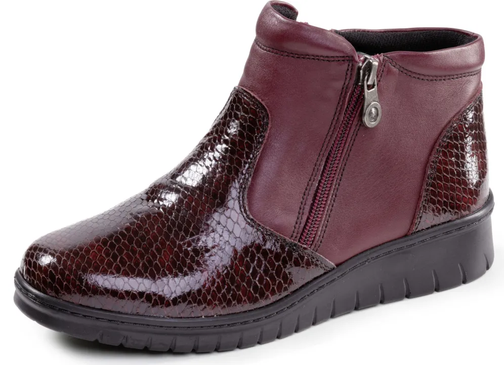 ELENA EDEN, komfortable Damen-Boots, Weite H, mit herausnehmbarem Fußbett