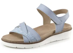 ELENA EDEN, modische Damen-Sandale, Weite H, mit herausnehmbarem Fußbett