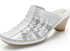 ELENA EDEN Mokassin-Sabot mit Kontrast-Durchzügen