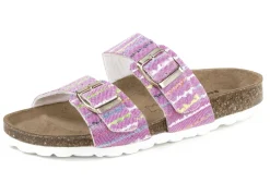 ELENA EDEN Pantolette aus interessant dessiniertem Synthetik