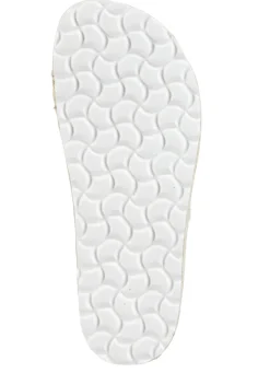 ELENA EDEN Pantolette aus grob gewebtem Textilmaterial