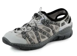 ELENA EDEN Sandale mit Textilbordüre