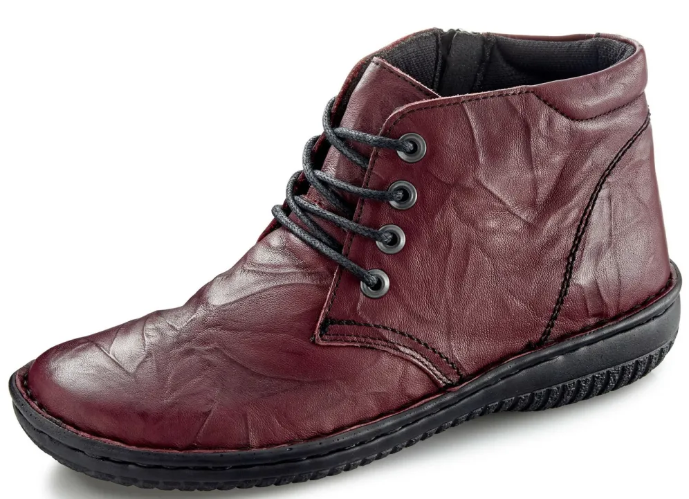 ELENA EDEN, schicke Damen-Boots, Weite G, mit herausnehmbarem Fußbett