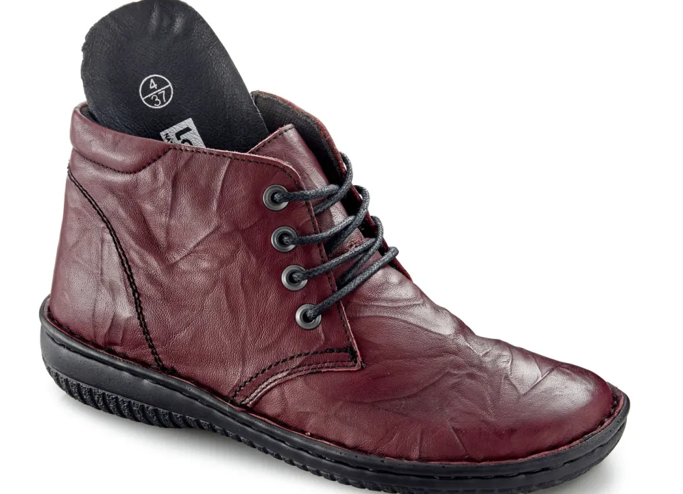 ELENA EDEN, schicke Damen-Boots, Weite G, mit herausnehmbarem Fußbett