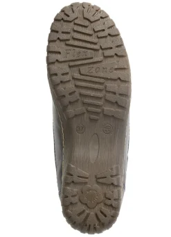 ELENA EDEN Schnür-Bootie aus Leder-Materialmix