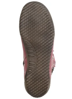 ELENA EDEN Schnür-Bootie mit gepolstertem Textil-Schaftrand