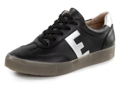 ELENA EDEN Schnür-Sneaker aus genarbtem Nappaleder