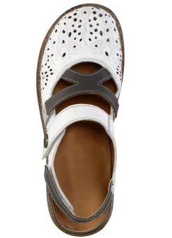 ELENA EDEN Slipper aus teilweise geprägtem Nappaleder