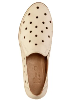 ELENA EDEN Slipper aus weichem Nappaleder mit Lochungen
